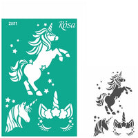 Rosa Talent Self-Adhesive Stencil 13 x 20 cm, Design No. 2811
