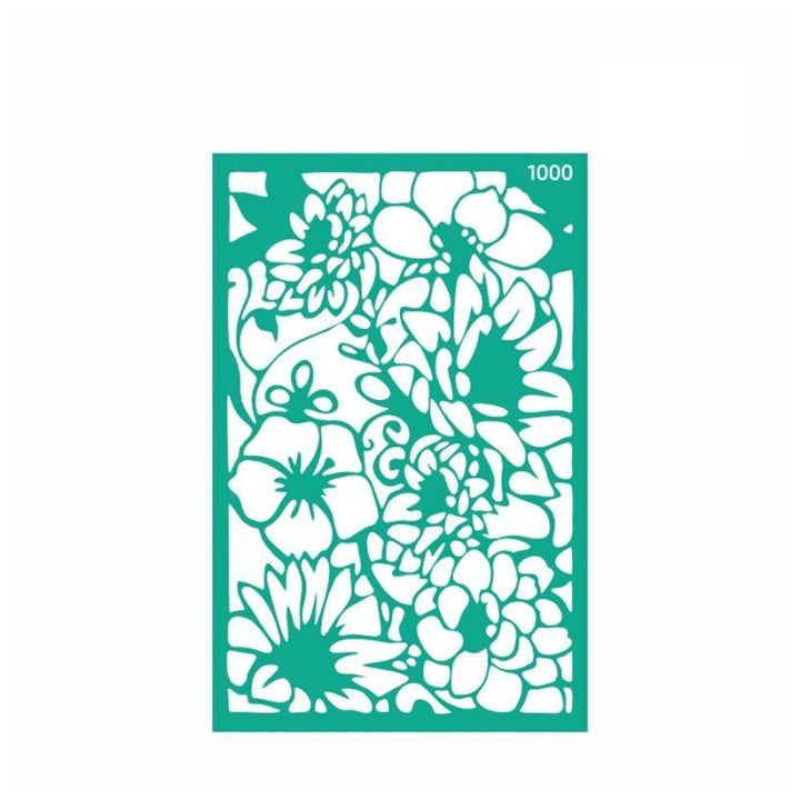 Rosa Talent Self-Adhesive Stencil, 13 x 20 cm, Pattern No. 1000
