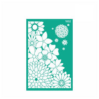 Rosa Talent Self-Adhesive Stencil 13 x 20 cm - Pattern No. 1002
