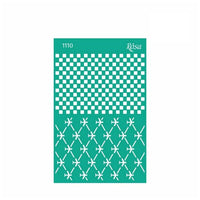 Rosa Talent Self-Adhesive Stencil, 13 x 20 cm, Pattern No. 1110