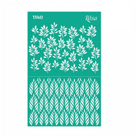 Rosa Talent Self-Adhesive Stencil, 13 x 20 cm, Pattern No. 1140