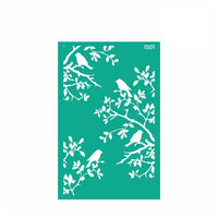 Rosa Talent Self-Adhesive Stencil 13 x 20 cm - Pattern No. 1501