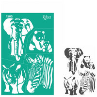 Rosa Talent Self-Adhesive Stencil, 13 x 20 cm, Pattern No. 1505