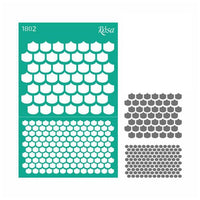Rosa Talent Self-Adhesive Stencil 13 x 20 cm, Pattern No. 1802