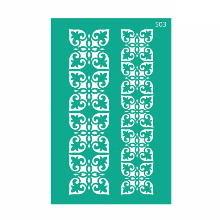 Rosa Talent Self-Adhesive Stencil, 13 x 20 cm, Pattern No. 503