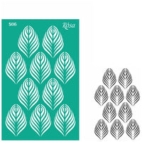 Rosa Talent Self-Adhesive Stencil, 13 x 20 cm, Pattern No. 506