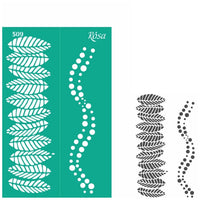 Rosa Talent Self-Adhesive Stencil 13 x 20 cm - Pattern No. 509