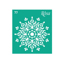 Rosa Talent Self-Adhesive Stencil, 9 x 10 cm, Pattern No. 77