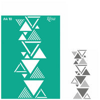 Rosa Talent Self-Adhesive Stencil A4, Pattern No. 10