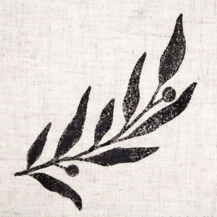 ROSA TALENT Wooden Stamp No. 1 Botanical 6x13.5 cm