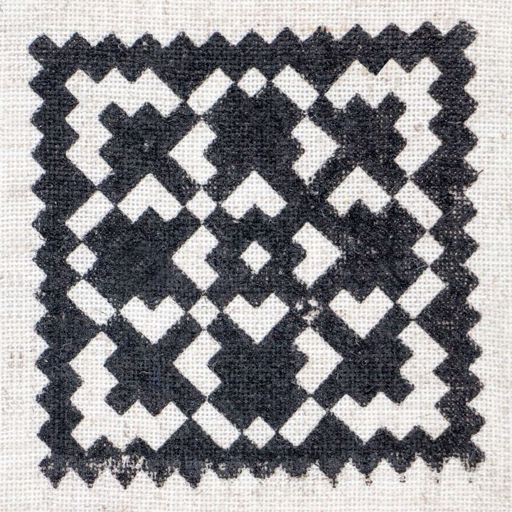ROSA TALENT Wooden Stamp No. 1 Geometry 7.5x7.5 cm