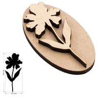 ROSA TALENT Wooden Stamp No. 11 Botanical 4.5x10 cm