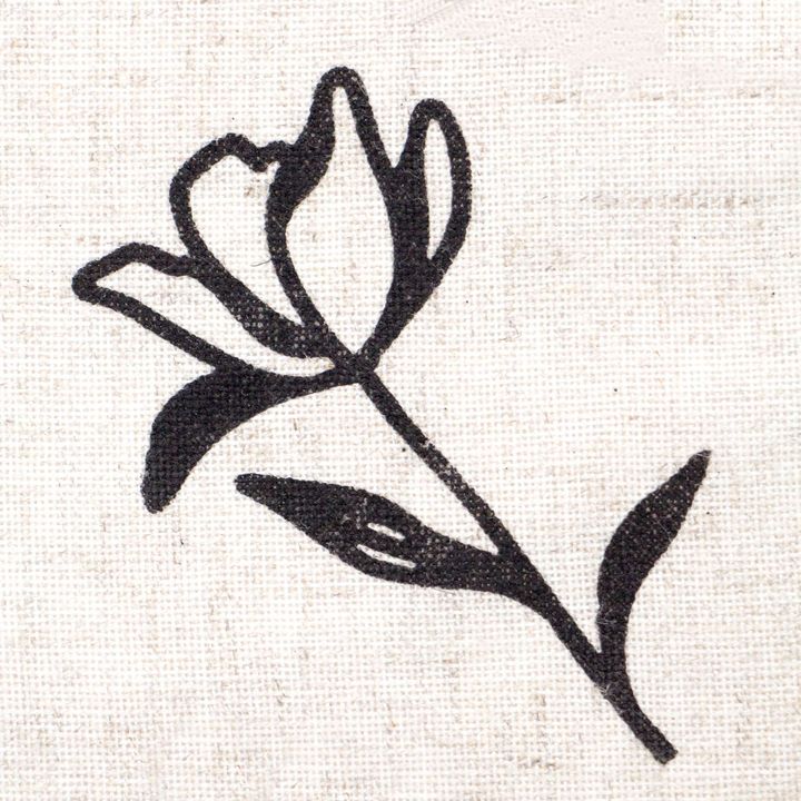 ROSA TALENT Wooden Stamp No. 12 Botanical 5x8.5 cm