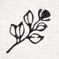 ROSA TALENT Wooden Stamp No. 13 Botanical 4.6x8 cm