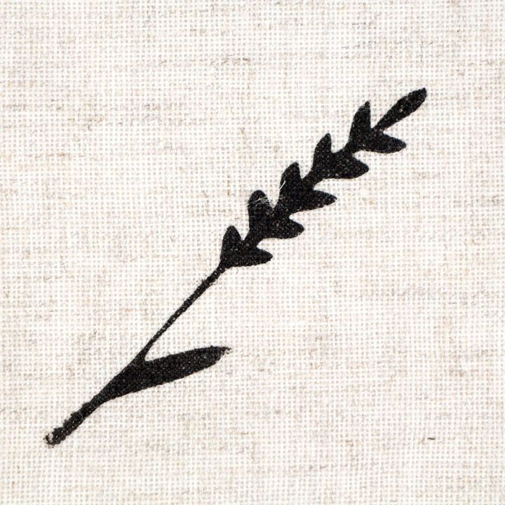 ROSA TALENT Wooden Stamp No. 17 Botanical 2x10 cm