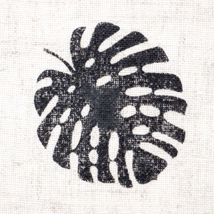 ROSA TALENT Wooden Stamp No. 19 Botanical, 6 x 6 cm