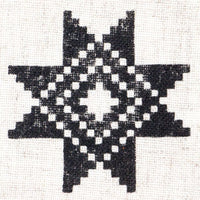 ROSA TALENT Wooden Stamp No. 4 Geometry 6.5x6.5 cm