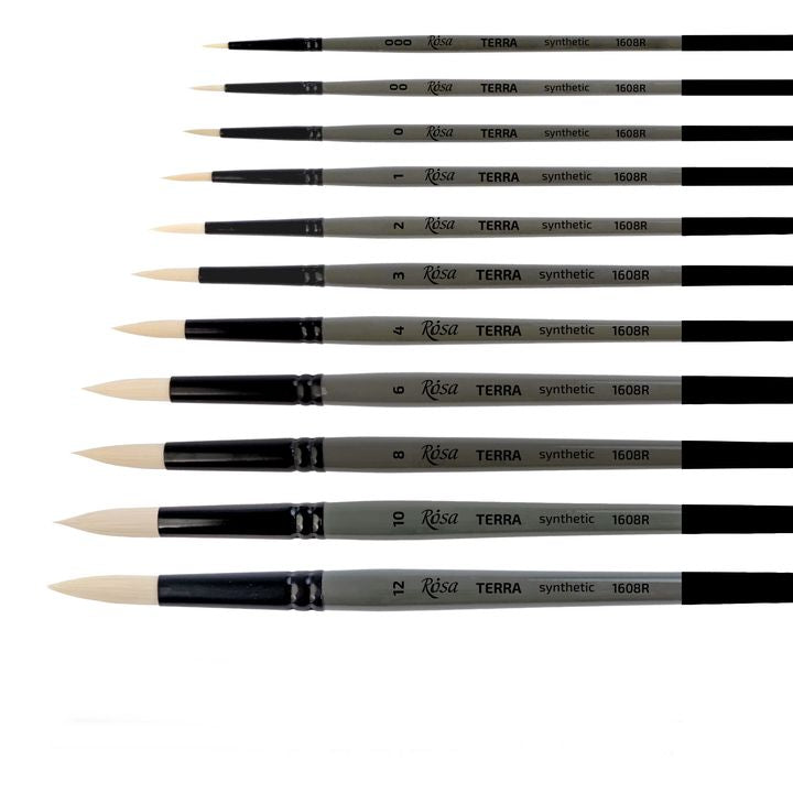 ROSA TERRA 1608R Synthetic Round Brush | various sizes — image 12