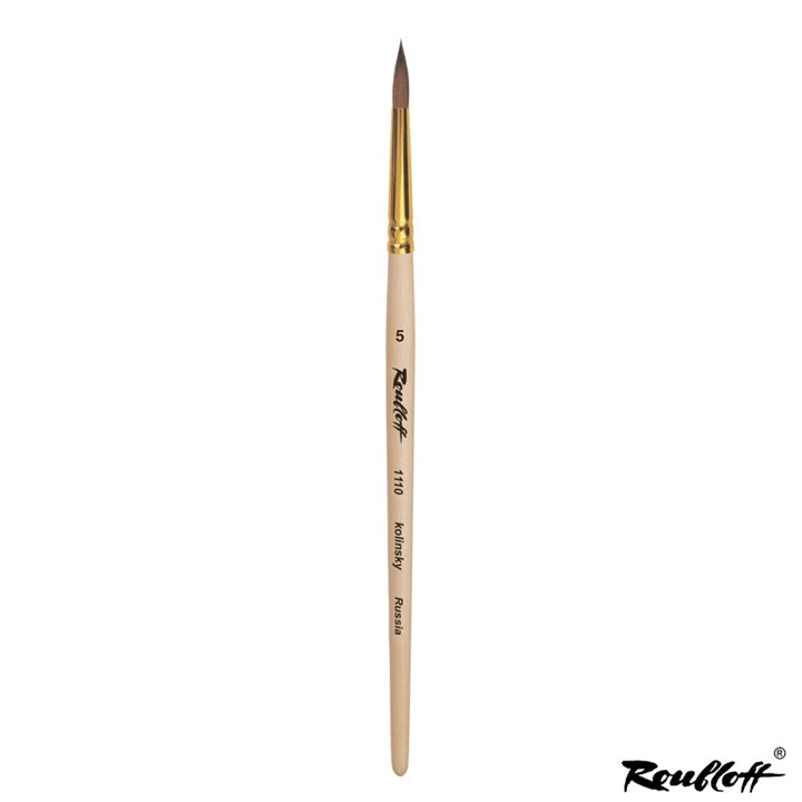 Roubloff 1110 Round Natural Kolinsky Brush | various sizes — image 1