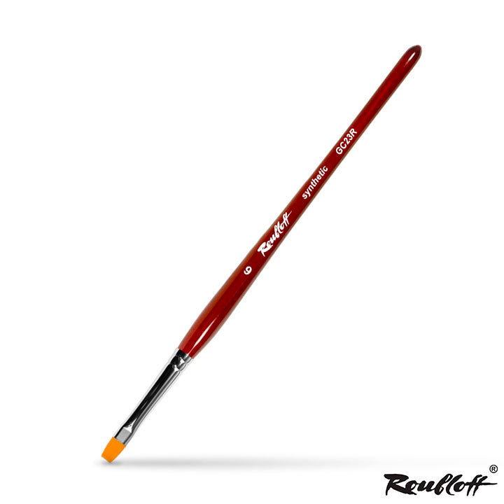 Roubloff Flat Brush for Nail Modeling | various sizes — image 2