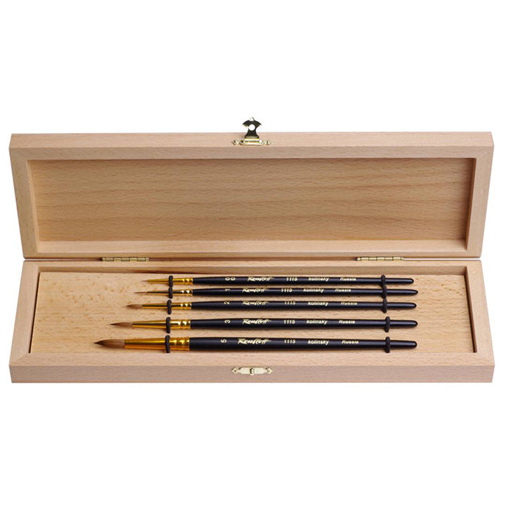 Roubloff Oil Painting Brushes in Gift Packaging, Set of 5