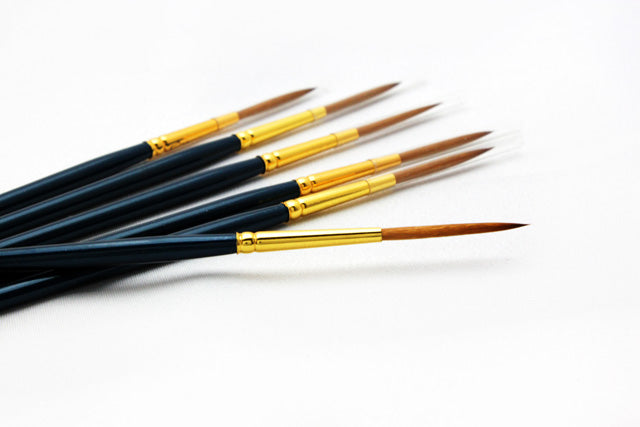 Round brushes with synthetic bristles | various sizes