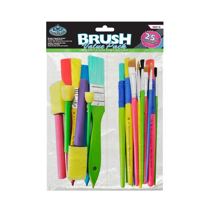 Royal & Langnickel Brushes, Set of 25