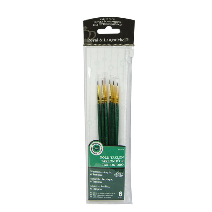 Royal and Langnickel Detail Brush Set of 6