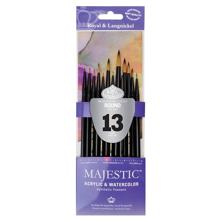 Royal and Langnickel Majestic Round Brush Set of 13