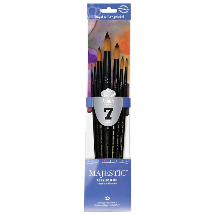 Royal and Langnickel Majestic Round Brush Set of 7 — image 1