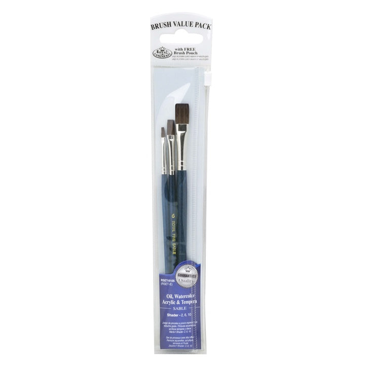 Royal and Langnickel Natural Blending Brushes Set of 3