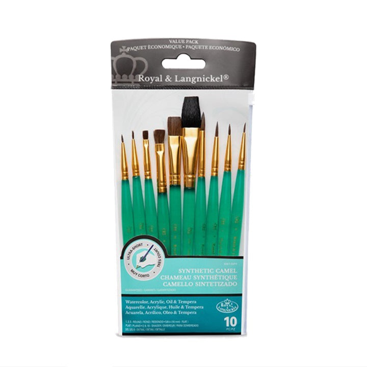 Royal & Langnickel Natural Brush Set of 10 — image 1