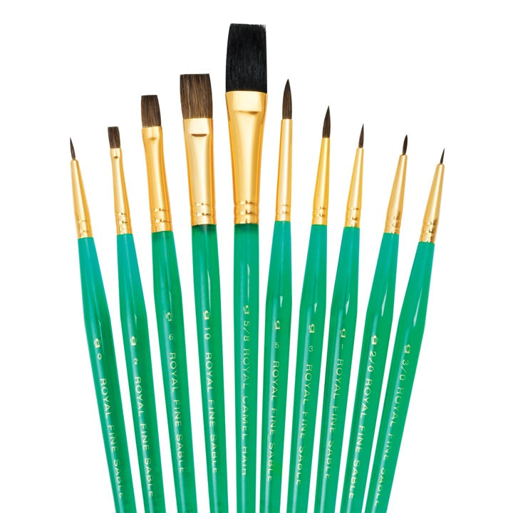 Royal & Langnickel Natural Brush Set of 10 — image 2