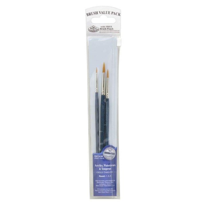 Royal and Langnickel Round Brush Set of 3
