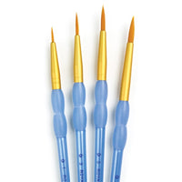 Royal & Langnickel Set of 4 Round Synthetic Brushes
