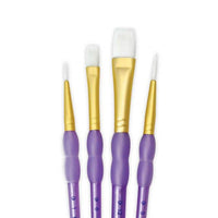 Royal and Langnickel Set of 4 Synthetic Brushes