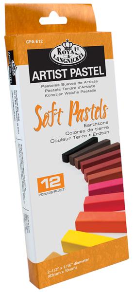 Royal & Langnickel SET12 Soft Pastels, Earth Tones