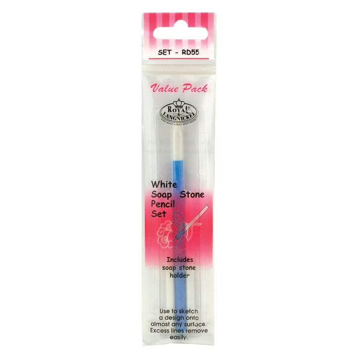 Royal & Langnickel Soapstone Pencils with Holder, Set of 3 — image 1