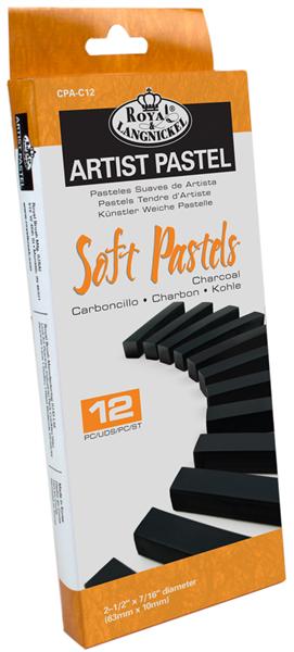Royal & Langnickel Soft Pastels Set of 12, Black Shades