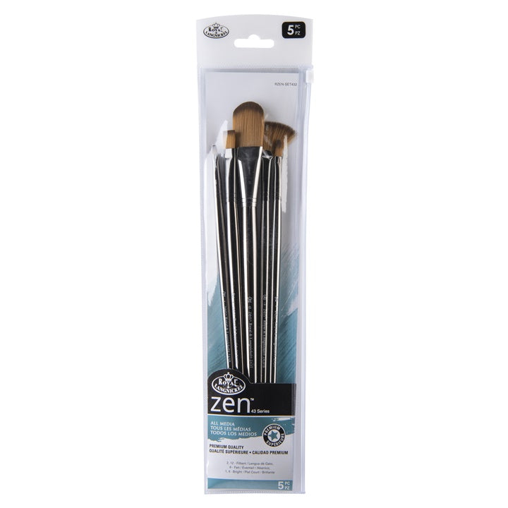 Royal and Langnickel Zen 43 Brush Set of 5, image 3