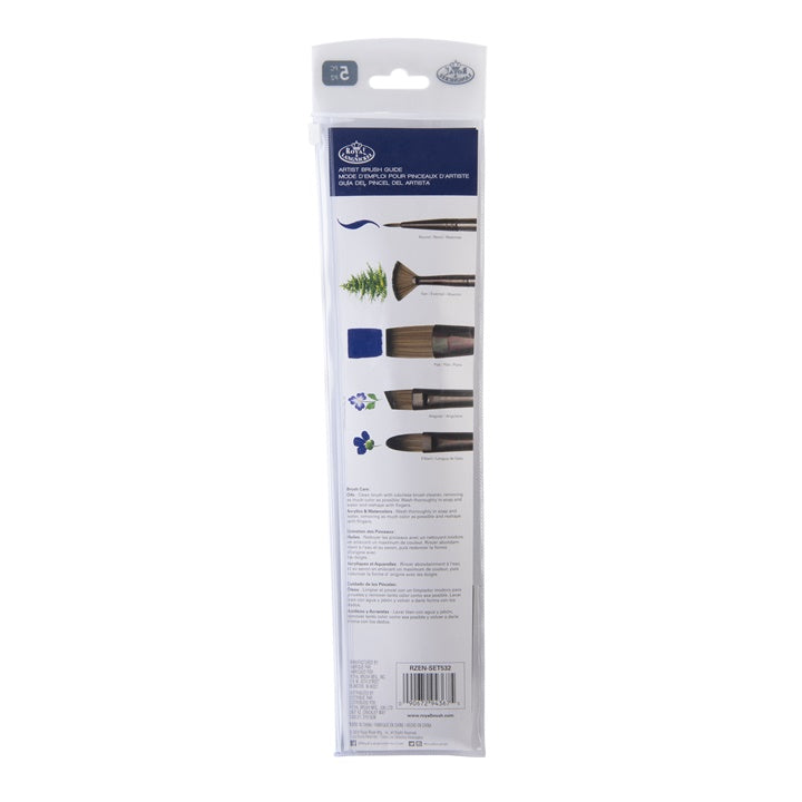 Royal and Langnickel Zen 53 Brush Set of 5 — image 3