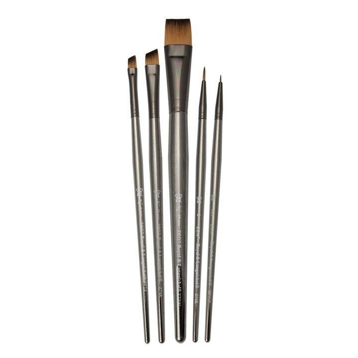 Royal and Langnickel Zen 73 Brushes, Set of 5 - Image 2