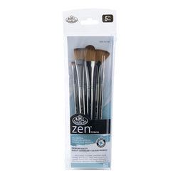 Royal and Langnickel Zen 73 Set of Various Brushes, Set of 5 - image 1