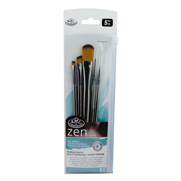 Royal and Langnickel Zen 73 Versatile Brush Set, Set of 5 — image 1