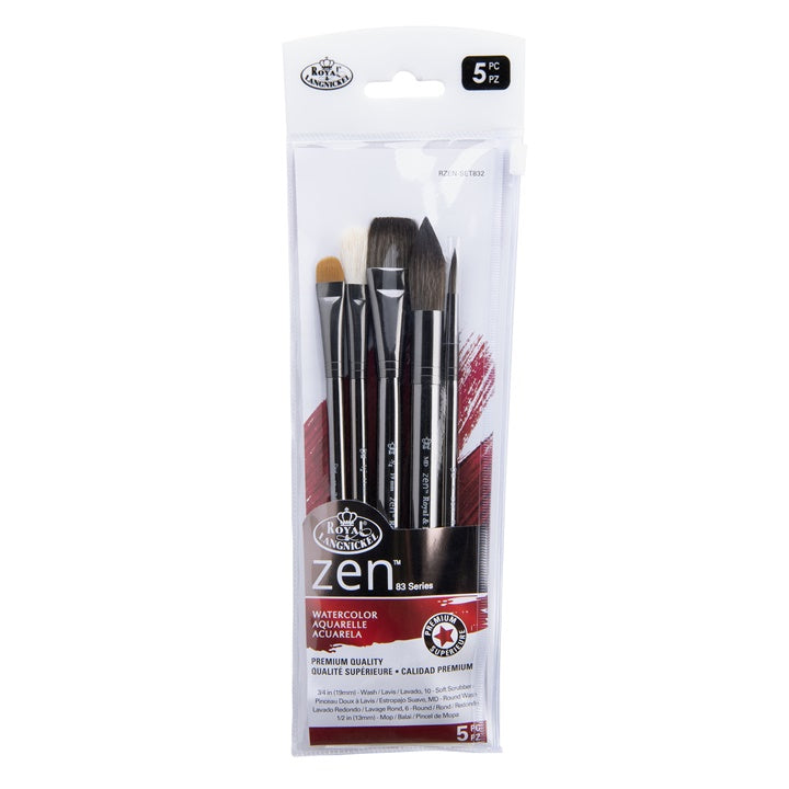 Royal and Langnickel Zen 83 Versatile Brush Set of 5 — image 1