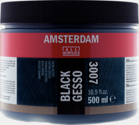 ROYAL TALENS Amsterdam Black Acrylic Gesso 500 ml