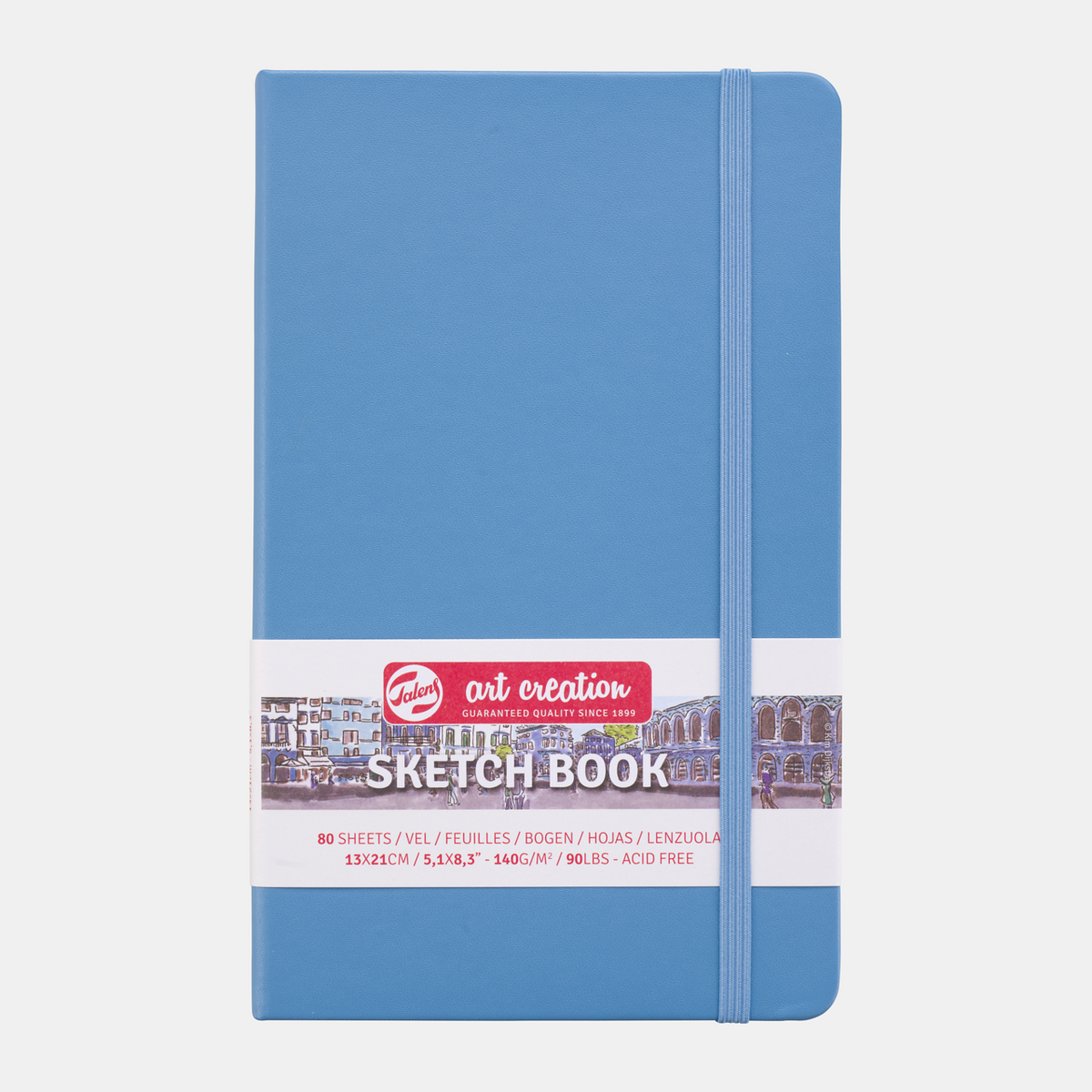 ROYAL TALENS Art Creation Sketch Pad, Light Blue, 13 x 21 cm, 140 g, 80 Sheets
