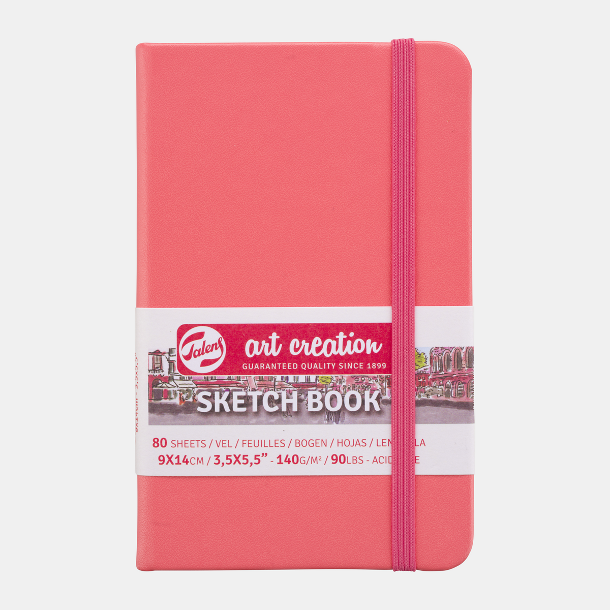 ROYAL TALENS Art Creation Sketchbook Coral 9 x 14 cm, 140 g, 80 sheets