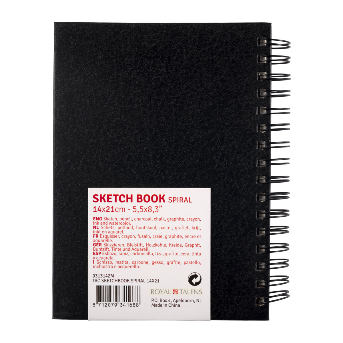 ROYAL TALENS Art Creation Sketching Pad 14 x 21 cm, 110 gsm - 80 sheets