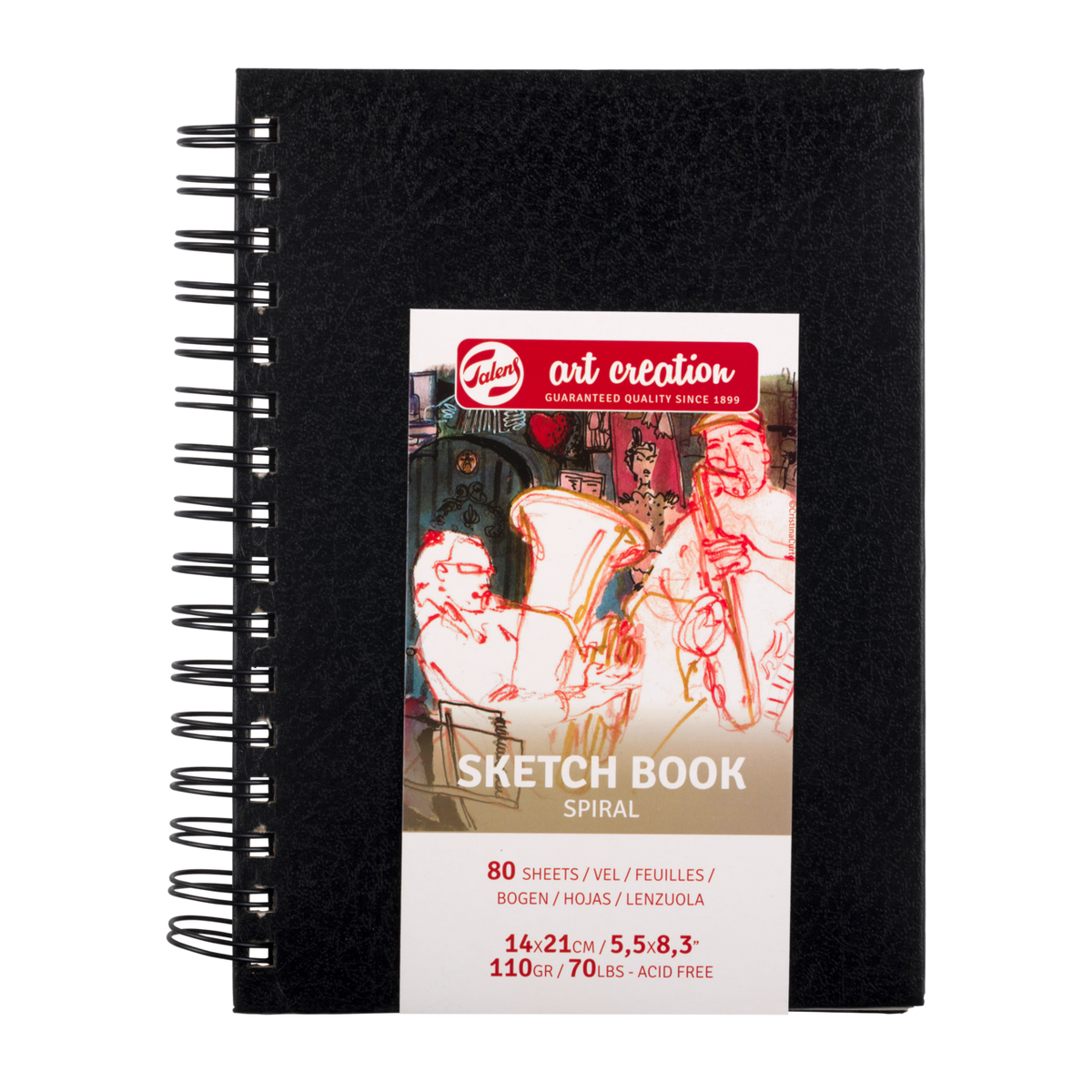 ROYAL TALENS Art Creation Sketching Pad 14 x 21 cm, 110 gsm - 80 sheets